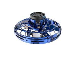 UFO Fingertip Upgrade Flying Spinner Decompression Toy For Adult and Kids (Blue)