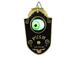 Halloween Doorbell with LED Lightup Eyeball Creepy Sounds Scary Haunted Doorbell Halloween Decoration with Movable Eyeball for Home Party Bar Haunted House Decoration Halloween Doorbell with LED Lightup Eyeball Creepy Sounds Scary Haunted Doorbell Halloween Decoration with Movable Eyeball for Home Party Bar Haunted House Decoration