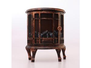 Simulation Decorative LED Fireplace LED Flameless Fireplace Stove Flameless Fireplace Flame Night Light for Christmas Halloween Celebration Party Decoration