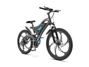 Aostirmotor Electric Bike with 500W Motor 48V 15AH Electric Powerful Bike Removable Lithium Battery Electric Bicycle 26X2.5 Inch Tires Ebike,Electric Bicycle for Adults