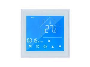 WiFi Smart Thermostat Temperature Controller LCD Display Week Programmable for Water/Gas Boiler Ewelink APP Control Compatible with Alexa Google Home