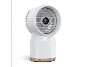 Fan Portable Mini Small USB Quiet Digital Display Spray Humidifying Air Cooler for Office Bedroom