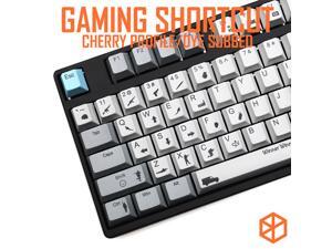 muted colorway PUBG gaming shortcut key Cherry profile Dye Sub Keycap Set keyboard gh60 xd60 xd84 tada68 rs96 zz96 87 104 660