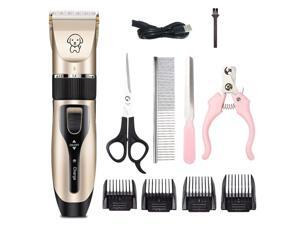 Pet Grooming Hair Clipper Hair Cutter Low Noise Dog Cat Rabbit Hair Trimmer Cutter Baby Hair Clipper USB Rechargeable Shavers Electrical Pet Professional Grooming Machine Tool