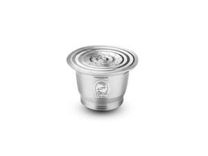 Stainless Steel Refillable Coffee Capsules for Nespresso Coffee Machine System with Hammer Gift Box Wonderful Gift for Coffer Lovers (metal round hole shape) Stainless Steel Refillable Coffee Capsules for Nespresso Coffee Machine System with Hammer Gift Box Wonderful Gift for Coffer Lovers (metal round hole shape)
