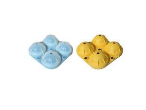 Sphere Ice Ball Maker Silicone Ice Ball Tray Molds with Removable Lids for Whiskey Cocktail Ice Tea Juices 2PCS Sphere Ice Ball Maker Silicone Ice Ball Tray Molds with Removable Lids for Whiskey Cocktail Ice Tea Juices 2PCS
