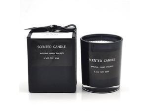 Scented Candles Nordic Black Lavender Aromatherapy Smokeless Candle Cup Shaped Romantic Decoration for Wedding Home Parties