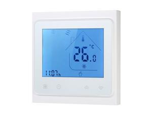 5A Water Heating Thermostat with Touchscreen LCD Display Weekly Programmable Energy Saving Temperature Controller