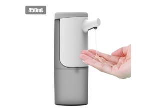 450mL Automatic Soap Dispenser Infrared Hand-free Touchless Soap Dispenser Liquid Lotion Gel Hand Sanitizer Auto Hand Soap Dispenser for Bathroom Kitchen 450mL Automatic Soap Dispenser Infrared Hand-free Touchless Soap Dispenser Liquid Lotion Gel Hand Sanitizer Auto Hand Soap Dispenser for Bathroom Kitchen