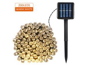 Solar Powered String Light 100/200 LEDs 2 Lighting Modes Christmas Lights IP65 Water-resistant Outdoor Hanging Fairy Lighting for Holiday Party Living Room Garden Patio Solar Powered String Light 100/200 LEDs 2 Lighting Modes Christmas Lights IP65 Water-resistant Outdoor Hanging Fairy Lighting for Holiday Party Living Room Garden Patio