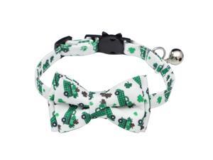 New Style Ireland Festival The Cat Collar Bow Saint Patrick's Day Pet Collar Bow New Style Ireland Festival The Cat Collar Bow Saint Patrick's Day Pet Collar Bow