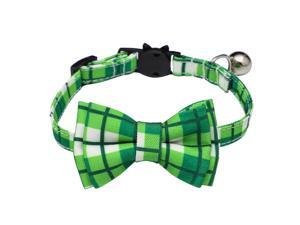 New Style Ireland Festival The Cat Collar Bow Saint Patrick's Day Pet Collar Bow New Style Ireland Festival The Cat Collar Bow Saint Patrick's Day Pet Collar Bow