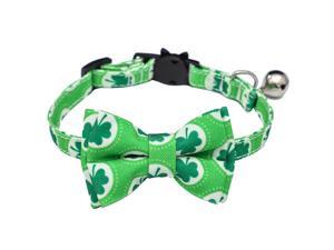 New Style Ireland Festival The Cat Collar Bow Saint Patrick's Day Pet Collar Bow New Style Ireland Festival The Cat Collar Bow Saint Patrick's Day Pet Collar Bow