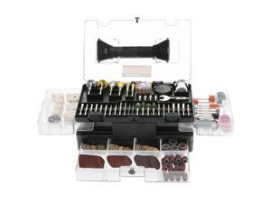 Meterk 349pcs Rotary Tool Accessories Kit 1/8" Shank Electric Grinder Universal Fitment for Easy Cutting Grinding Sanding Sharpening Carving Polishing Meterk 349pcs Rotary Tool Accessories Kit 1/8" Shank Electric Grinder Universal Fitment for Easy Cutting Grinding Sanding Sharpening Carving Polishing