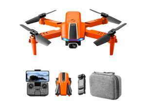 YLR/C S65 RC Drone with Camera 4K Camera RC Quadcopter with Function Trajectory Flight Gesture Control Storage Bag Package 2 Battery
