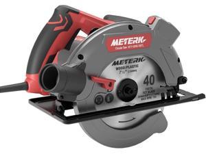 Meterk 1500W  12-Amp 7-1/4-Inch Circular Saw, 5000 RPM Corded Power Saw with Laser Guide