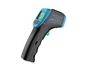 Infrared Thermometer, Non-Contact Digital Laser Temperature Gun Laser IR Surface Tool-58°F to 1112°F (-50°C to 600°C) with LCD Display,blue