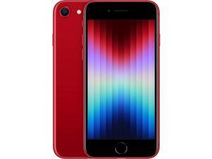 Refurbished Apple iPhone SE 3rd Gen A2595 Fully Unlocked 64GB Red Grade C