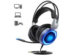 SOMIC G951 USB Plug Stereo Sound Gaming Headset for PC, PS4, Laptop, with Vibration Bass,Mic &RGB LED Lights (Black) SOMIC G951 USB Plug Stereo Sound Gaming Headset for PC, PS4, Laptop, with Vibration Bass,Mic &RGB LED Lights (Black)