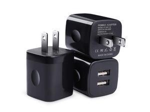 USB Wall Charger, Charging Block, 3Pack Dual Port 2.1A Wall Charger Brick Base Charging Cube Plug Phone Charger Box Compatible iPhone XS Max/XR/X/8/7/6/6s, iPad, Samsung Galaxy S9 S8 S7 S6, LG USB Wall Charger, Charging Block, 3Pack Dual Port 2.1A Wall Charger Brick Base Charging Cube Plug Phone Charger Box Compatible iPhone XS Max/XR/X/8/7/6/6s, iPad, Samsung Galaxy S9 S8 S7 S6, LG