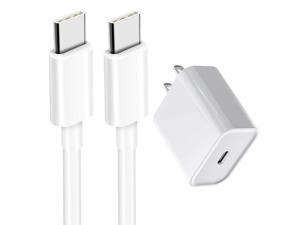 USB C Charger, 18W PD Wall Fast Charger (ETL Listed) with 6FT USB C to C Data Sync Transfer Charger Cord for iPad Pro 11/12.9, Google Pixel 4/3/2 Series, Samsung Galaxy S20/S10, Note 20/10, LG G8/V60 USB C Charger, 18W PD Wall Fast Charger (ETL Listed) with 6FT USB C to C Data Sync Transfer Charger Cord for iPad Pro 11/12.9, Google Pixel 4/3/2 Series, Samsung Galaxy S20/S10, Note 20/10, LG G8/V60