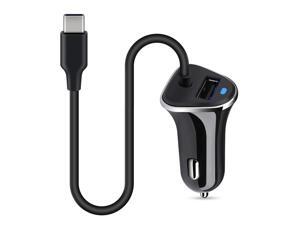 USB Type C Car Charger, Quick Charge 3.4A USB Car Adapter with 3ft Type C Charging Cable Compatible for Samsung Galaxy A10e A20/A50/A70/A80 S10e S10 S9 S8 Plus, Note 10/9/8, LG V50 G8 G7 Thinq V40 V35 USB Type C Car Charger, Quick Charge 3.4A USB Car Adapter with 3ft Type C Charging Cable Compatible for Samsung Galaxy A10e A20/A50/A70/A80 S10e S10 S9 S8 Plus, Note 10/9/8, LG V50 G8 G7 Thinq V40 V35