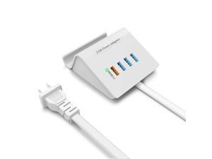 20A and More Devices,fit School,mall,Hotel,Shop 100w 24 Port USB Fast Charging Station,Travel Desktop USB Rapid Charger,Multi Ports Charging Station Organizer Compatible with Smartphones,Tables