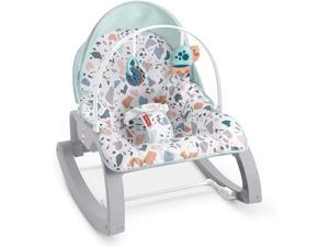 Fisher-Price Deluxe Infant-to-Toddler Rocker Pacific Pebble, portable baby seat for soothing, feeding, and playing Fisher-Price Deluxe Infant-to-Toddler Rocker Pacific Pebble, portable baby seat for soothing, feeding, and playing
