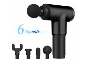 Massage Gun Deep Tissue Percussion Massager Muscle Vibrating Relaxing + 4 Heads Massage Gun Deep Tissue Percussion Massager Muscle Vibrating Relaxing + 4 Heads
