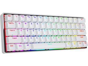 KEMOVE Snowfox61 Mechanical Keyboard Wireless Bluetooth 5.1 Gateron Hot-swappable Switch 60% gaming keyboard PBT Keycaps(Gateron Brown Switch) KEMOVE Snowfox61 Mechanical Keyboard Wireless Bluetooth 5.1 Gateron Hot-swappable Switch 60% gaming keyboard PBT Keycaps(Gateron Brown Switch)