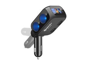 Cigarette Lighter Splitter, SONRU Fast USB C Car Charger Adapter 12V/24V 180W Cigarette Lighter Adapter with Type-C & USB QC 3.0 & 2 Sockets for iPhone, Laptop, Google Pixel, GPS Dash Cam Cigarette Lighter Splitter, SONRU Fast USB C Car Charger Adapter 12V/24V 180W Cigarette Lighter Adapter with Type-C & USB QC 3.0 & 2 Sockets for iPhone, Laptop, Google Pixel, GPS Dash Cam