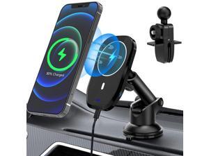 Udaily Magnetic Wireless Car Charger, 15W Qi Car Charger, Fast Wireless Car Charger Air Vent Dashboard Car Holder Mount, Compatible with iPhone 12/12 Mini/12 Pro/12 Pro Max Udaily Magnetic Wireless Car Charger, 15W Qi Car Charger, Fast Wireless Car Charger Air Vent Dashboard Car Holder Mount, Compatible with iPhone 12/12 Mini/12 Pro/12 Pro Max