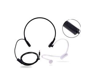 1pin 3.5mm Throat Mic Microphone Covert Acoustic Tube Earpiece Headset For Samsung/HTC/LG/Blackberry/MOTORO Smart Phone Earphone
