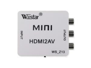OIAGLH HDMI to AV Converter HDMI to AV Composite Adapter RCA CVBS HDMI2AV Video 1080P for TV STB