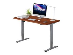 FlexiSpot Electric Sit Stand Desk Home Office Desks Standing desk, 48" x 30" Height Adjustable Desk (Gray Frame + Mahogany Top) FlexiSpot Electric Sit Stand Desk Home Office Desks Standing desk, 48" x 30" Height Adjustable Desk (Gray Frame + Mahogany Top)