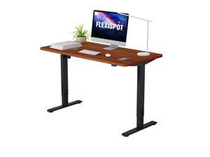 FlexiSpot Electric Height Adjustable Home Office Desk Standing desk 48" x 30" Desktop Computer Desk (Black Frame + Mahogany Top) FlexiSpot Electric Height Adjustable Home Office Desk Standing desk 48" x 30" Desktop Computer Desk (Black Frame + Mahogany Top)