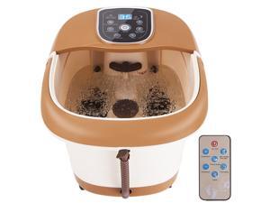 All-in-One Tem/Time Set Heat Bubble Vibration Foot Spa Massager with 6 Massage Rollers All-in-One Tem/Time Set Heat Bubble Vibration Foot Spa Massager with 6 Massage Rollers