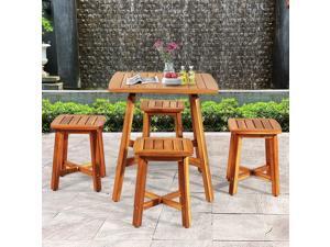 5PCS Acacia Patio Dining Set 5PCS Acacia Patio Dining Set