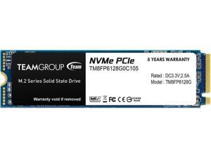 Team Group MP33 M.2 2280 128GB PCIe 3.0 x4 with NVMe 1.3 3D NAND Internal Solid State Drive (SSD) TM8FP6128G0C101