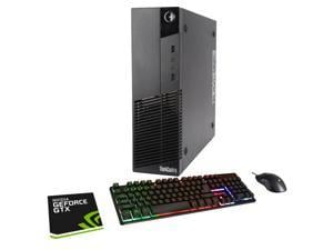 Lenovo ThinkCentre M83 SFF Computer PC i5 4570 3.2Ghz 16GB DDR3 RAM 512GB SSD NVIDIA GeForce GT 1030 2GB Win 10 Pro WIFI with Gaming PC Keyboard & Mouse HAJAAN HC510 HDMI