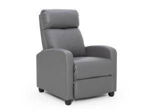 LSSPAID Leatherette Recliner Chair Adjustable Home Theater Single Recliner Sofa with Thick Seat Cushion and Backrest Modern Living Room Recliners LSSPAID Leatherette Recliner Chair Adjustable Home Theater Single Recliner Sofa with Thick Seat Cushion and Backrest Modern Living Room Recliners
