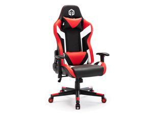 LSSPAID Gaming Chair Racing Computer Chair PU Leather Chair Executive and Ergonomic Reclining Swivel Chair with Headrest and Lumbar Cushion LSSPAID Gaming Chair Racing Computer Chair PU Leather Chair Executive and Ergonomic Reclining Swivel Chair with Headrest and Lumbar Cushion
