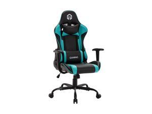 LSSPAID Gaming Chair Racing Computer Chair Executive and Ergonomic Reclining Swivel Chair with Headrest and Lumbar Cushion (Black/Mint) LSSPAID Gaming Chair Racing Computer Chair Executive and Ergonomic Reclining Swivel Chair with Headrest and Lumbar Cushion (Black/Mint)