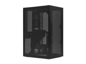 SSUPD Meshroom S MiniITX Small Form Factor SFF Case  Full Mesh Side Panel with PCIe 40 Riser Cable  Black Color ToolFree and Easy Accessibility PCIe 40 Riser Cable