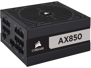 Corsair AX Series, AX850, 850 Watt, 80+ Titanium Certified, Fully Modular Power Supply Corsair AX Series, AX850, 850 Watt, 80+ Titanium Certified, Fully Modular Power Supply