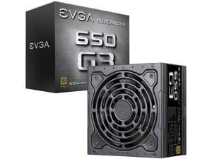 EVGA 220-G3-0650-Y1 SuperNOVA 650 G3, 80 Plus Gold 650W, Fully Modular, Eco Mode with New HDB Fan, 7 Year Warranty, Includes Power ON Self Tester, Compact 150mm Size, Power Supply