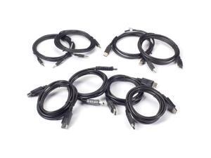 Black Box 10 ft. Secure KVM Dual-Head DisplayPort Cable Kit SKVMCBL-DHDP-10 Black Box 10 ft. Secure KVM Dual-Head DisplayPort Cable Kit SKVMCBL-DHDP-10