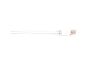 Black Box CAT6PC-007-WH Black Box CAT6 Value Line Patch Cable, Stranded, White, 7-ft. (2.1-m) - Category 6 for Network Device - Patch Cable - 7 ft - 1 x RJ-45 Male Network - 1 x RJ-45 Male Network -