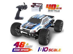 DEERC 9200E High-Speed RC Cars, 1:10 Large Scale 48+ km/h 4WD 2.4GHz Off-Road Monster Truck with 2 Batteries for 40+ Mins Play DEERC 9200E High-Speed RC Cars, 1:10 Large Scale 48+ km/h 4WD 2.4GHz Off-Road Monster Truck with 2 Batteries for 40+ Mins Play