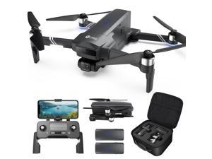 Holy Stone HS600 GPS Drone with 4K Camera, 2-Asix Gimbal, EIS and 3KM FPV - Drones for Adults Brushless Motor, Auto Return, Follow Me, Waypoints, Circle Fly and 56 Min Long Flight